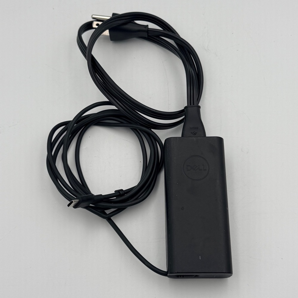 Dell 65W USB-C AC Adapter Laptop Charger LA65NM190 0723JG Black